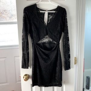 Cut-out Lace Dress
